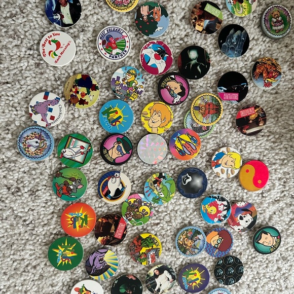 Colorful Collectible Pogs Set - Picture 3 of 3